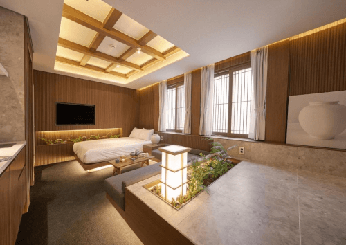 UH Suite The Myeongdong客房寬敞明亮